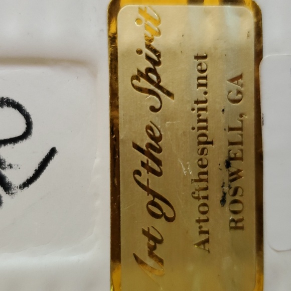 VINTAGE ART OF THE SPRIT SQUARE WALL PLAQUE CERAMIC BIBLE SCRIPTURE HAND PAINTED - Picture 12 of 16